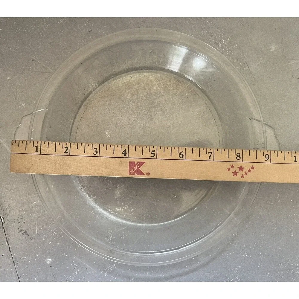 Vintage Pyrex Clear Glass Lid 684C Replacement Lid Scalloped Edges *
